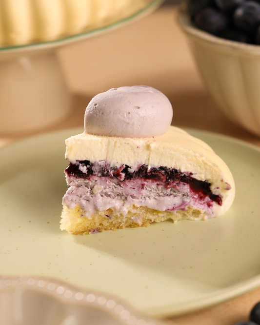 Kerala Vanilla & Blueberry Entremet (Eggless)