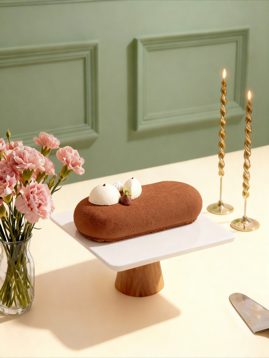  eggless Salted caramel entremet with milk chocolate luxury cake in Bangalore Caspars Bageri