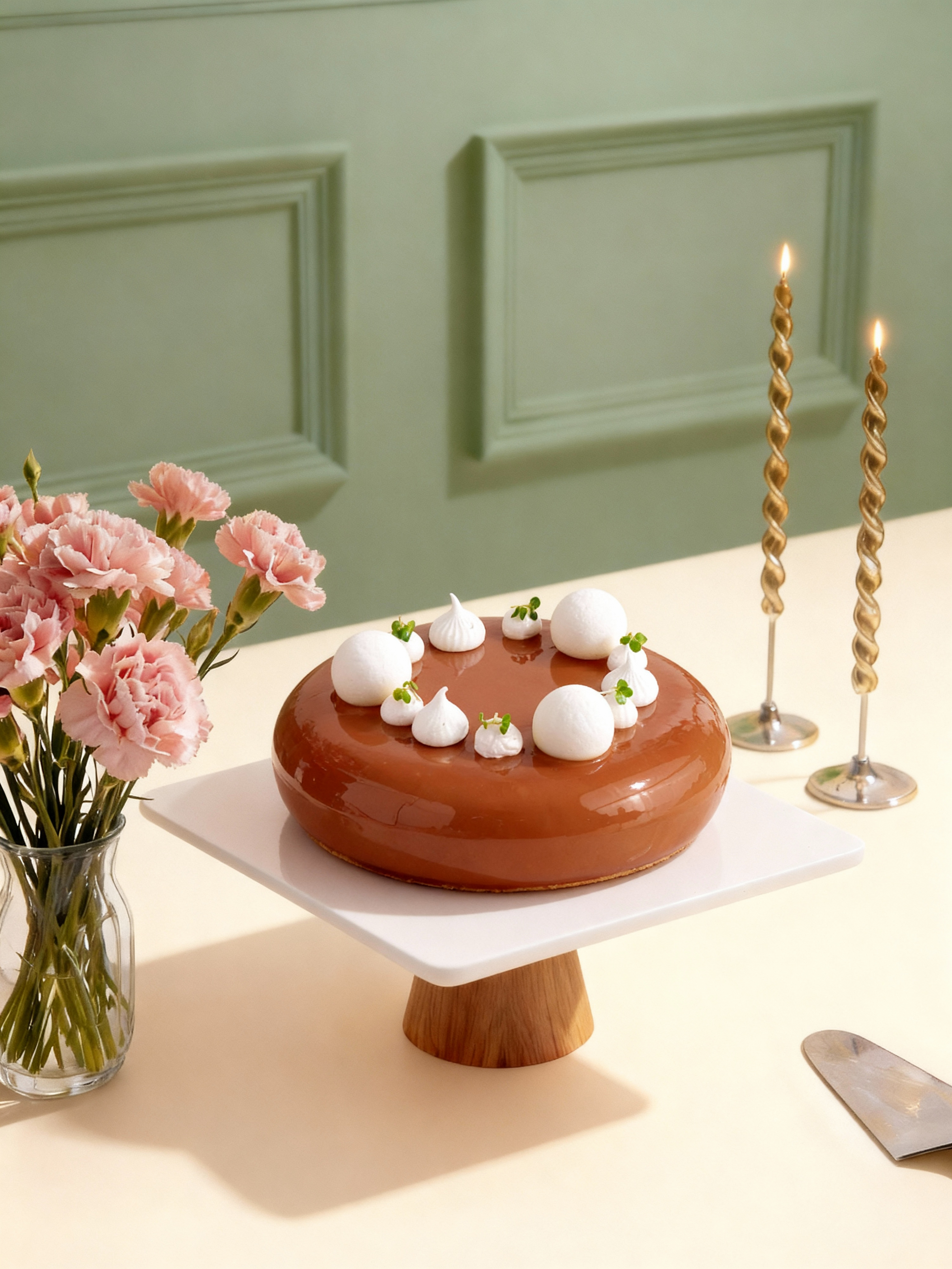 Intense Belgian Chocolate and English Toffee Entremet - Best Chocolate Celebration Cake Bangalore - Caspars Bageri