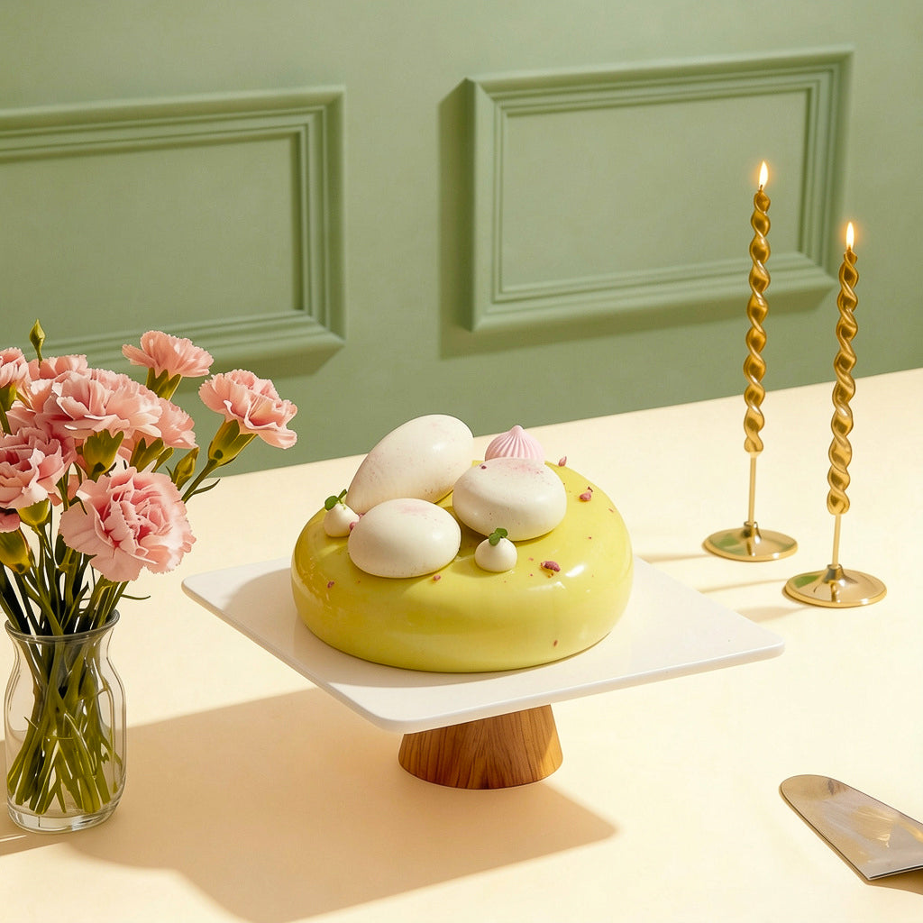 Pistachio & Raspberry Marmalade Entremet
